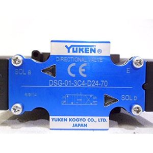 YUKEN DSG-01-3C4-D24-70 โซลินอยด์วาล์ว 24 VDC 3 ตำแหน่ง 4 ทิศทาง วาล์วควบคุมทิศทางแบบสองทาง ผลิตในประเทศญี่ปุ่น - Product Image 2
