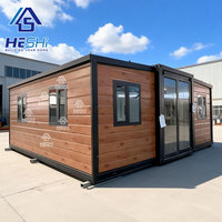 Maison préfabriquée empilable de haute qualité, conteneur extensible de 20 pieds et 40 pieds, prix préfabriqué, maison de 2, 4 ou 5 chambres, maison portable
