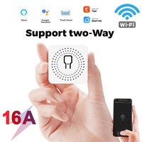 Mini commutateur intelligent de bricolage Zigbee Wifi 16A prend en charge le module d'automatisation de la maison intelligente à 2 voies fonctionne avec l'application Google Home Alexa Smart Life