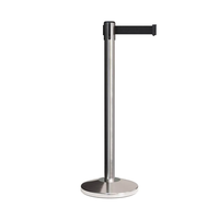 Ligne de file d'attente diviseur de route Stanchion artistique nouveau Design ceinture Stanchion poteaux
