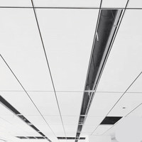 Techo falso decorativo T rejilla superficie plana blanco T bar marcos de techo pintura quilla marco de metal materiales de construcción