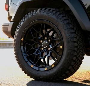 Jantes forgées JUWA pour pick-up et <span class=keywords><strong>SUV</strong></span>, 17x9, 18, 19 pouces, alliage forgé, 6x139.7, 5x127, 6x135, finition noire, amélioration et personnalisation, jantes forgées sur mesure - Product Image 1