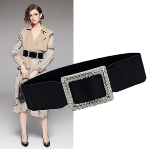 Women 6CM Wide Rhinestone Elastic <strong>Belt</strong> Diamond <strong>for</strong> <strong>Wedding</strong> <strong>Dress</strong> - Product Image 5