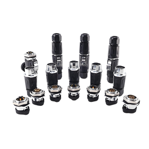 Bett LP12/LP20 Nam/Nữ công nghiệp M12 không thấm nước IP68 Nylon nhà ở <span class=keywords><strong>RF</strong></span> PCB kết nối với đồng địa chỉ liên lạc - Product Image 6