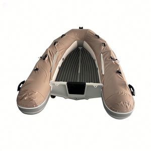 <span class=keywords><strong>Bateau</strong></span> pneumatique semi-rigide (RHIB) 245 cm 0,9 mm en PVC Mehler pour 3 personnes, sans console, pour yacht de sécurité, modèle Reachsea OEM ODM, couleur gris clair - Product Image 6