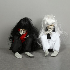 Halloween khóc ma trang trí ma đáng sợ lắc và khóc búp bê ma - Product Image 1