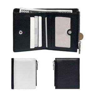 Cartera de Hombre de Poliéster Sublimable, Gran Capacidad, para Documentos, Impresión por Transferencia Térmica, Multifuncional, con Cierre y Bolsillo para Monedas - Product Image 2