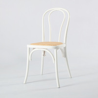Chaise de balcon simple en rotin, tabouret pliant, chaise pliante en bois avec dossier, chaise en bois massif, chaise de salle à manger pour la maison
