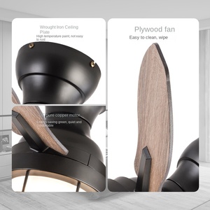 Ventilador de Techo de 42'' con Montaje Empotrado, Gran Flujo de Aire, Control Remoto, 3 Temperaturas de Color, Silencioso, de Perfil Bajo con Luz - Product Image 4