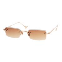 TFB Lunettes de soleil de luxe unisexe de créateur Lunettes de soleil rectangulaires de haute qualité sans monture polarisées en nylon Lunettes de soleil en acétate d'or OEM ODM