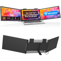 Expédition mondiale, moniteur portable sans fil OEM IPS Type-C, Plug and Play, 1080P, 14 pouces, extension d'écran double pour ordinateur portable