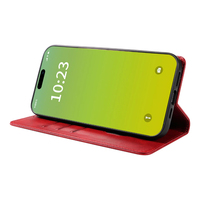 Funda Tipo Cartera de Cuero PU Premium para iPhone 15 Plus - Funda con Soporte para Teléfono, Ranuras para Tarjetas, Cierre Magnético y Carcasa Antigolpes
