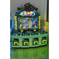 Machine de tir d'arcade à monnayeur pour 4 joueurs, de haute qualité, pour parcs d'attractions, avec support anglais et conception durable