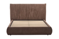 Lit de rangement moderne en bois massif rembourré, réglable et durable, style européen italien minimaliste nordique, écologique, taille XS 2025