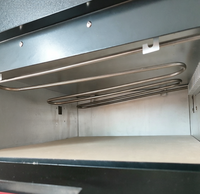 Four à pizza électrique commercial à double étage pour restaurants de restauration rapide et boulangeries, 8,4 kW, garantie 1 an