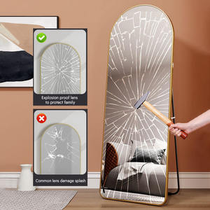 Bán Sỉ Theo Yêu Cầu Gương Treo Tường Dài Toàn Thân Khung Kim Loại Lớn Khung Kim Loại Khung Kim Loại Espejo Spiegel - Product Image 5