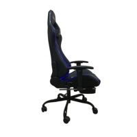 Chaise de jeu professionnelle ergonomique, en cuir pu, fauteuil de bureau, confortable, ergonomique, pour jeux vidéo, avec lumières et haut-parleurs