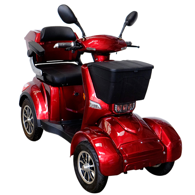 4 Wheel Electric Scooter for Adult at Two Seater Electric Bike 4 Wheels