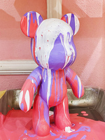 2023 nouvelle brique fluide en PVC souple ours mignon ours en brique fluide pour enfants et adultes