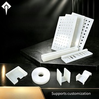 Pièces en plastique PP blanc usinées CNC, composants de précision sur mesure, déflecteur isolant de sécurité, feuille de polypropylène, fabrication industrielle