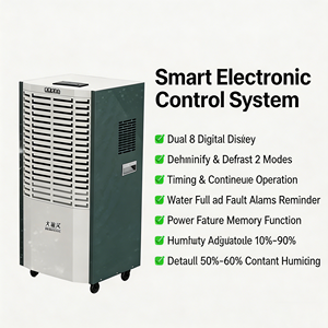<span class=keywords><strong>Deshumidificador</strong></span> Comercial de 60L/D con Control Inteligente y Función Efrost, Flujo de Aire de 500m³/h, 900W, 220V, 50Hz para Almacenes y Talleres - Product Image 1