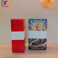 Cartes de tarot et d'oracle personnalisées par le fabricant, boîte imprimée offset de qualité supérieure avec design holographique doré et bords dorés