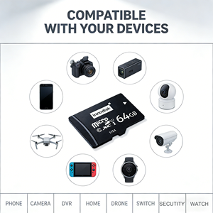 Cartes TF SD en gros à prix de gros, 100% originales, stock disponible, 4 Go, 64 Go, carte mémoire pour téléphone, consoles de jeux portables, haut-parleur, Guangdong - Product Image 3