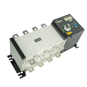 Wholesale Price ATS Dual Power Automatic Transfer Switch 2P 3P 4P AC 220V 63A 100A 125A Changeover Switches Inverter