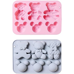 Moule à gâteau jetable en silicone 1 pièce, pour muffins et cupcakes, outils de cuisson, ustensiles de cuisine, pour la pâtisserie DIY, décoration de gâteaux, coloré, taille moyenne - Product Image 2