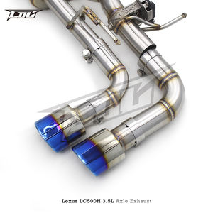 Échappement arrière d'essieu <span class=keywords><strong>BSK</strong></span> Valvetronic pour Lexus LC500 LC500H 3.5L 2016-2021 système d'échappement de tuyau d'acier inoxydable de voiture de course d'évasion - Product Image 5