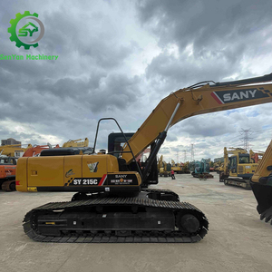 รถตักดินไฮดรอลิกตีนตะขาบ215C 21ตันงานหนักพร้อมปั๊มกระปุกเกียร์เครื่องยนต์รุ่น2023 - Product Image 2