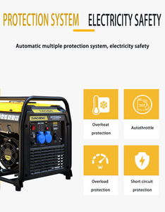 เครื่องกำเนิดไฟฟ้าแบบพกพา ดีไซน์ใหม่ 5KW เงียบพิเศษ สตาร์ทด้วยระบบดรอว์บาร์ ประสิทธิภาพสูง 3 เฟส 60Hz แรงดันไฟฟ้าเดี่ยว 12V DC 5KW แบบเงียบ - Product Image 3