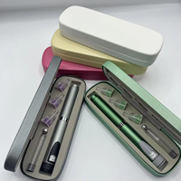 Coffret cadeau stylo mat en polyuréthane V2 personnalisé OEM, idéal pour les produits de soin (stylos injectables pour la vente en magasin)
