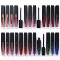 Rouge à lèvres liquide mat, extraits botaniques biologiques, marque privée, OEM, ODM, formule de maquillage vegan, sans cruauté, durable