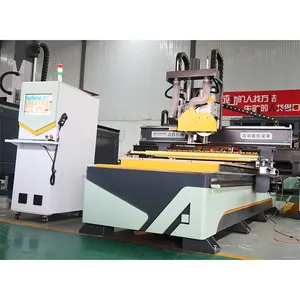 Hot Wood Cnc Cutting Router Machine 4 Axis 3d Sculpture Machinery With Saw Blades For Furniture Making