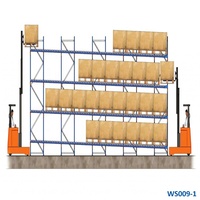 Étagère de stockage FIFO en entrepôt Système de rayonnage à flux de palettes Supports à flux intensif