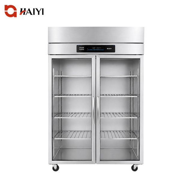 Commercial Vertical Kitchen Fridge Freezer Stainless Steel Refrigerator Restaurant Upright Freezer for Kitchen
