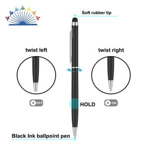 Lápiz Óptico Metálico Personalizado con Logotipo, Diseño Delgado y Giratorio para Pantallas Táctiles - Product Image 1