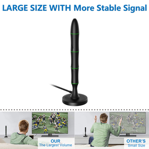 <span class=keywords><strong>Antenne</strong></span> TV numérique intérieure ANTUKO AN-2004N, la meilleure <span class=keywords><strong>antenne</strong></span> personnalisée 4.5/25DB pour la réception de télévision numérique 4K HDTV, UHF et VHF, longueur de câble de 3 m, chaînes gratuites - Product Image 5