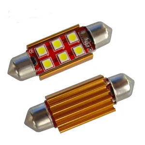 3030 6 SMD 36mm 39mm 41mm לויה Canbus שגיאת משלוח C5W לויה פנים מפת כיפת קריאת LED אור לבן 12v 24v