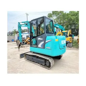 Excavatrice de SK60 Kobelco avec le briseur hydraulique, excavatrice utilisée de Kobelco SK55 SK60 SK70 SK120 SK135 - Product Image 1