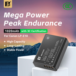 OEM LP แบตเตอรี่กล้อง E10 Lp-e10แบตเตอรี่สำหรับกล้อง <span class=keywords><strong>Canon</strong></span> <span class=keywords><strong>EOS</strong></span> 1500D <span class=keywords><strong>1300D</strong></span> 1200D 1100D 4000D กล้อง SLR 3000D - Product Image 1