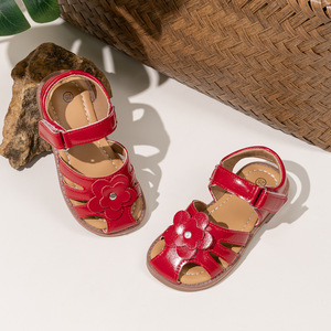 Nouvelles sandales d'été pour filles, style princesse, à bout fermé, en cuir PU, pour bébés et enfants - Product Image 2