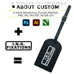 Etiqueta de equipaje de viaje de cuero PU engrosado con logotipo personalizable y papel de firma, venta al por mayor transfronteriza - Product Image 3