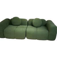 Komprimiertes 2-Sitzer-Sofa im nordischen Chenille-Stil, vakuumkomprimiert, hochdichter Schaumstoff, versandkostensparend, Großhandel, Exportsofa