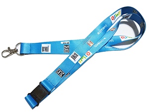 Cheap Custom Logo Dye Sublimation Polyester Lanyard Neck Lanyard Strap With Metal <b>Hook</b> - Product Image 3