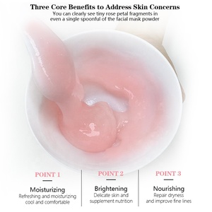 Mascarilla Facial y Corporal Blanqueadora de Marca Privada con <span class=keywords><strong>Gel</strong></span> de Colágeno de Algas, Vitamina C, Centella y Arbutina + Polvo para Piel Grasa y Refrescante - Product Image 4