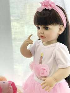 Nenuco Anuk 22 pouces 55 cm Jouet en peluche en silicone réaliste réaliste Reborn Poupée de bain pour enfants Poupée de mode - Product Image 4