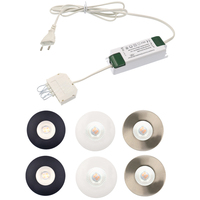 Lumière de placard de cuisine encastrée en surface, ultra-mince, tactile, à intensité variable, IP44, certifiée CE, haute luminosité, 3500K, lumière chaude
