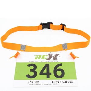 Ceinture porte-dossard de course élastique personnalisable avec logo pour hommes et femmes, idéale pour le triathlon et les événements sportifs (vente en gros) - Product Image 6
